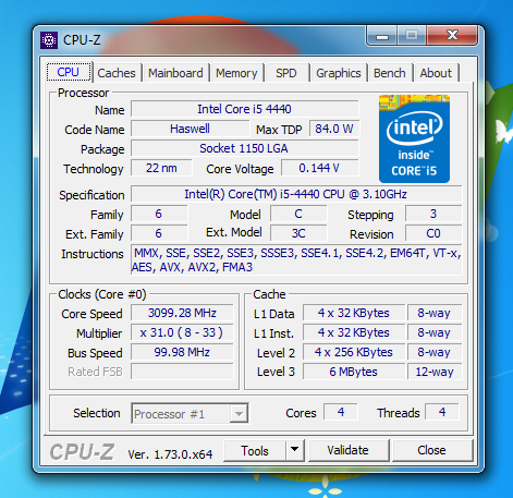 CPU-Z 1.75 | Herunterladen - Download | Software-und Hardware